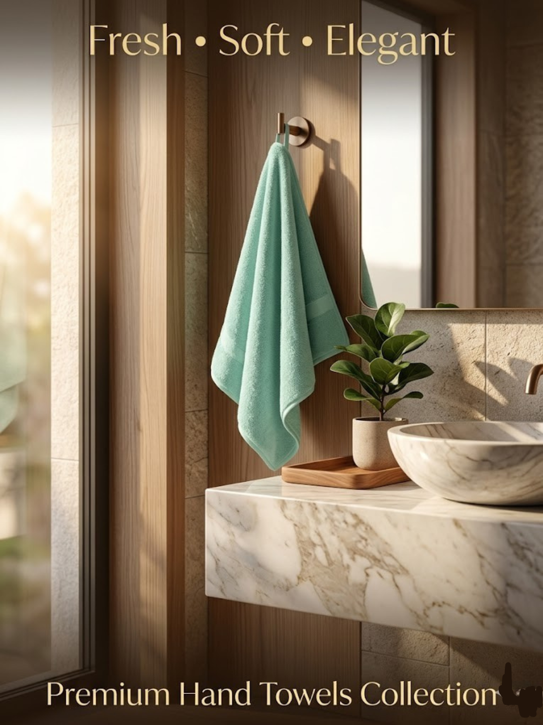 Cdeck Premium Cotton Hand Towel | Soft, Absorbent & Comfortable Everyday Use