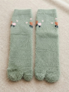 Cdeck WCdeck Women’s Soft Wool Socks | Blue & White Striped Winter Socks| Fluffy Warm Cozy Socks | Everyday Wear
