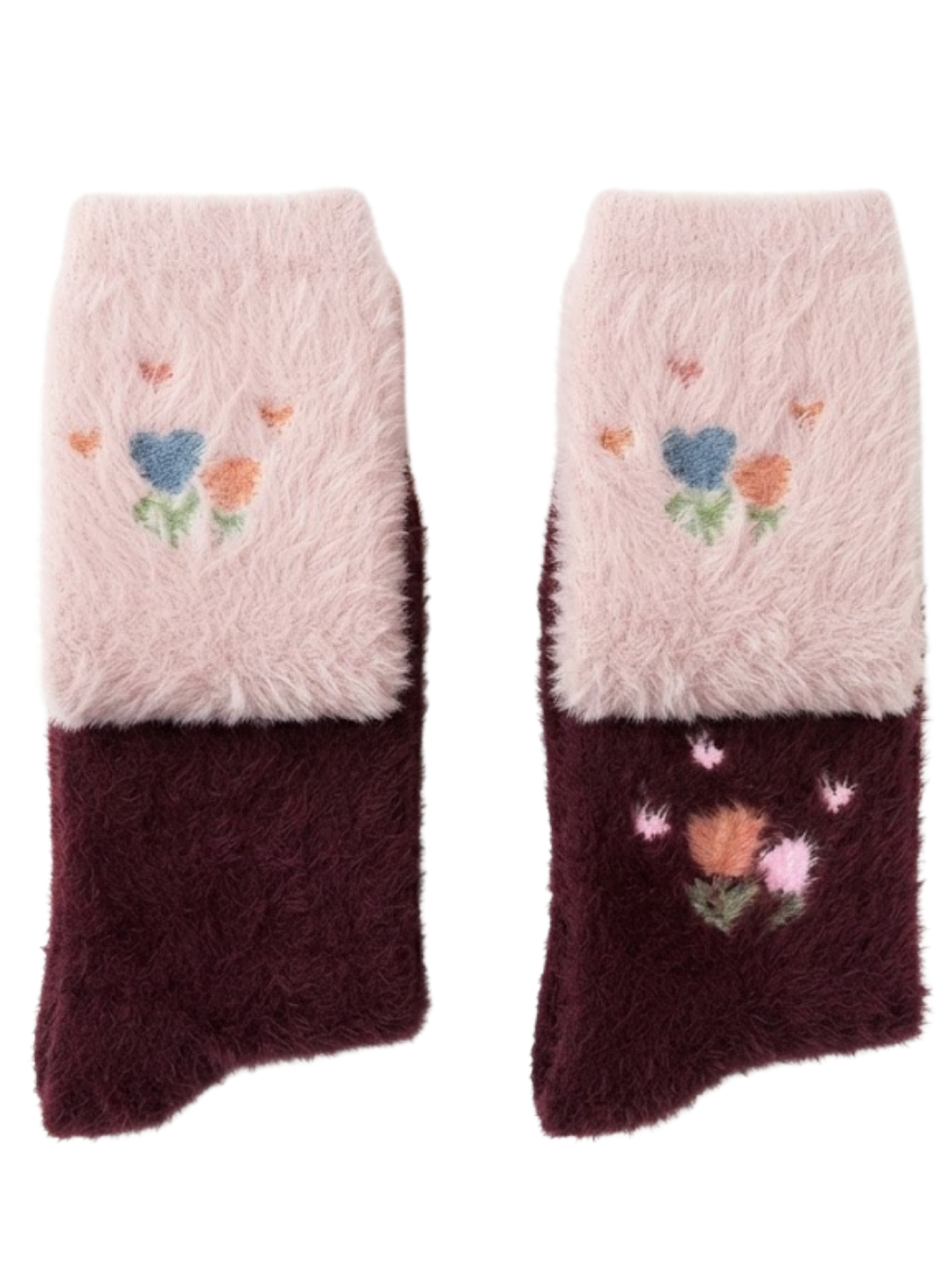 Cdeck Women’s Soft Wool Socks Combo | Cozy Floral Winter Socks