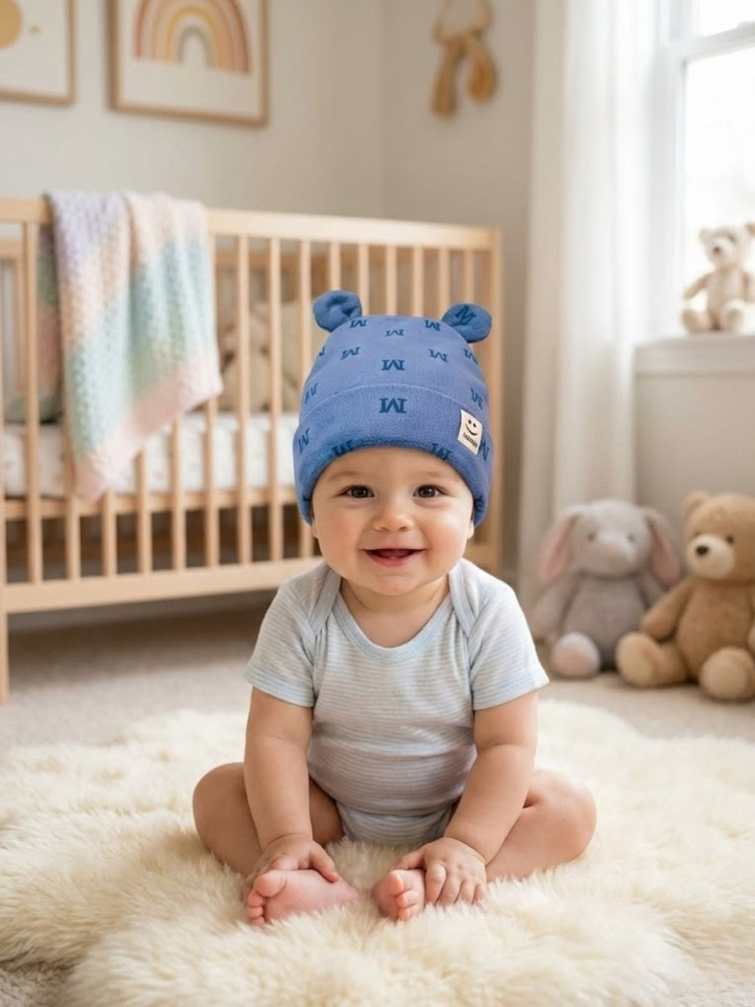 Cdeck Kids Woolen Cap for Boys & Girls | Soft, Warm & Comfortable Winter Wear | 6–18 Months
