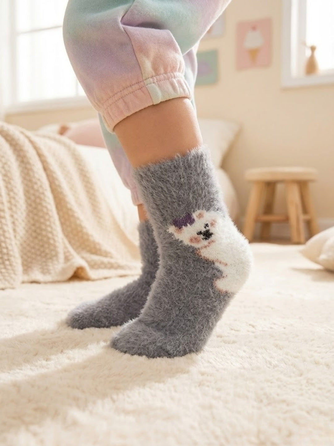 Cdeck Baby Woolen Socks for Boys & Girls | Soft, Warm & Comfortable Winter Socks | 0–3 Years