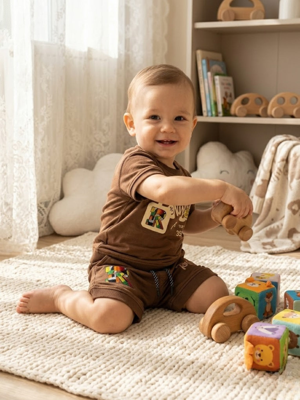 Cdeck Baby Cotton T-Shirt & Shorts Set