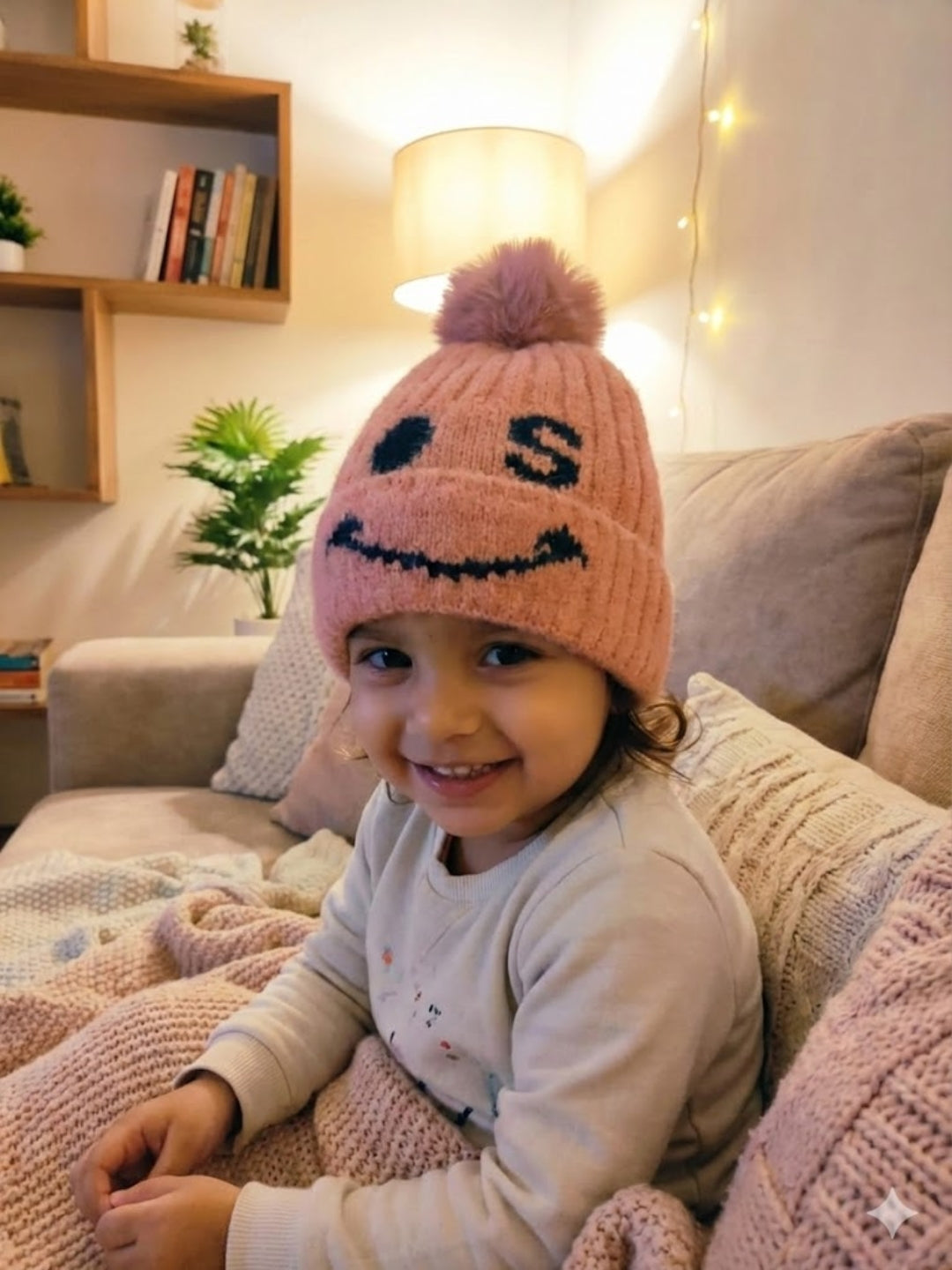 Cdeck Kids Woolen Cap for Boys & Girls | Warm, Comfortable & Stylish Winter Wear | 2–4 Years