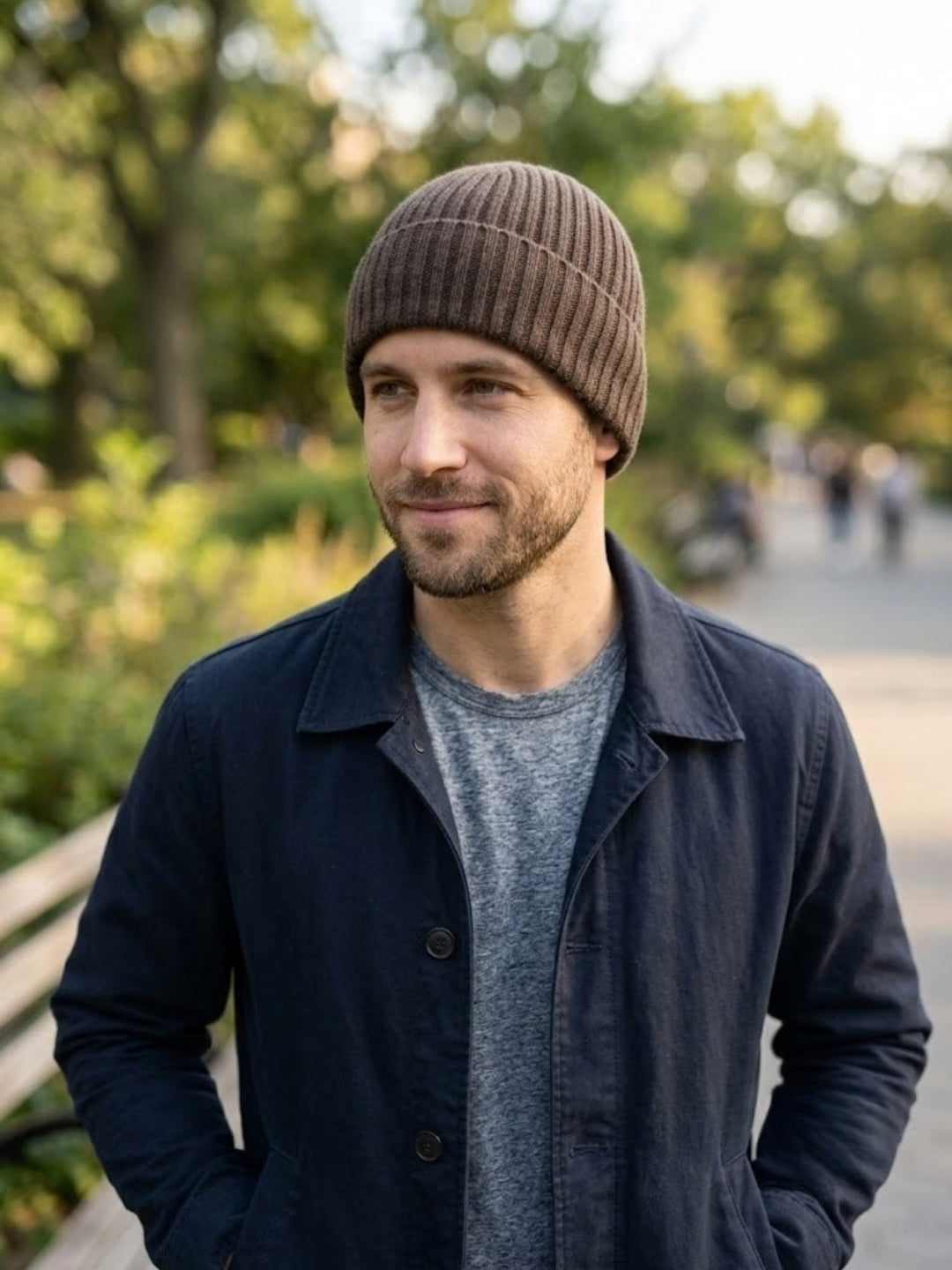 Cdeck Men’s Woolen Winter Cap | Soft, Warm & Comfortable Cap for Everyday Wear | Free Size  | Brown