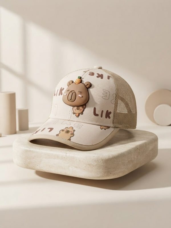 Cdeck Kids Cotton Cap for Boys & Girls | Soft, Lightweight & Comfortable Summer Wear | 3-5 Years