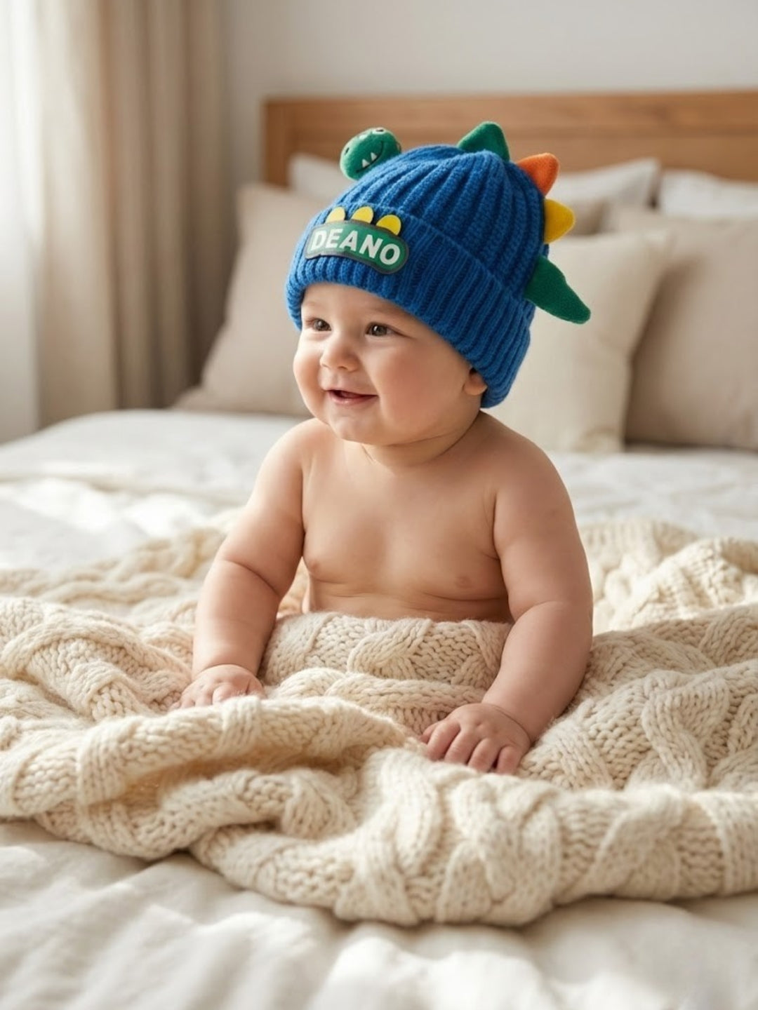 Cdeck Kids Woolen Cap for Boys & Girls | Soft, Warm & Comfortable Winter Wear | 1–2 Years