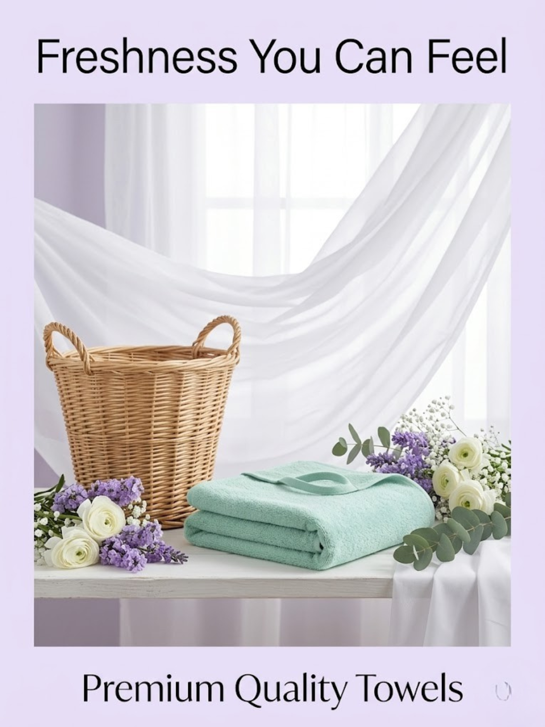 Cdeck Premium Cotton Hand Towel | Soft, Absorbent & Comfortable Everyday Use