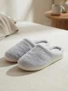 Cdeck Women’s Fuzzy Winter Slippers | Soft Plush  Slippers for Comfort & Warmth | Free Size | Grey