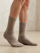 Cdeck Unisex Woolen Winter Socks | Soft Warm Wool Socks for Men & Women | Cozy Comfortable Winter Socks | Full Length | Brown