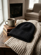 Cdeck Men’s Woolen Winter Cap | Soft, Warm & Comfortable Cap for Everyday Wear | Free Size | Black