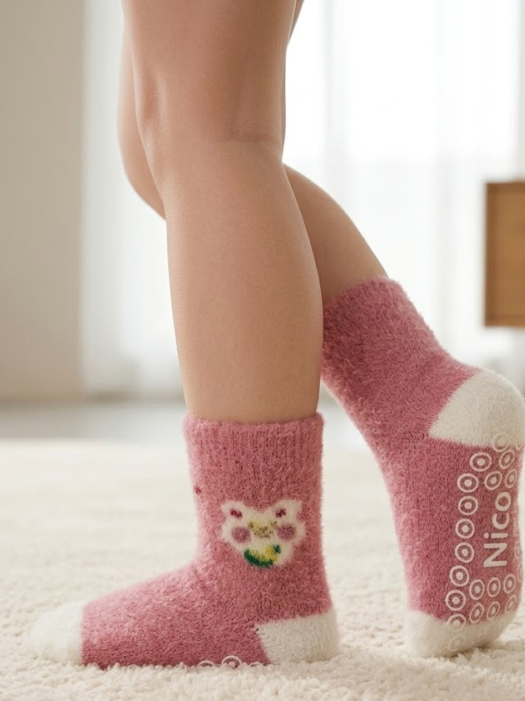 Cdeck Kids Premium Hair Wool Socks | Soft & Warm Winter Socks for Boys & Girls | 3 Pack | 0–4 Years | Multicolor