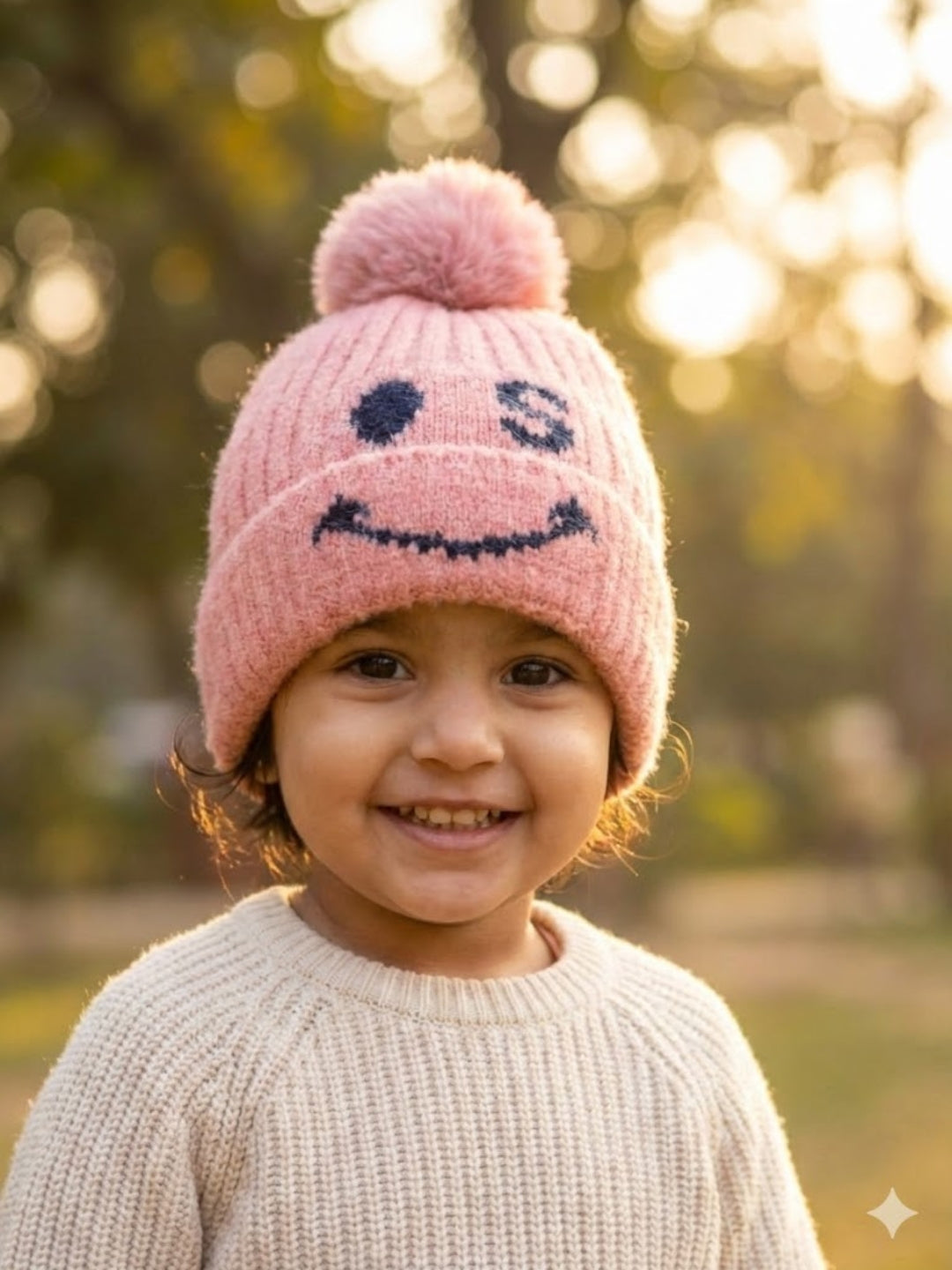 Cdeck Kids Woolen Cap for Boys & Girls | Warm, Comfortable & Stylish Winter Wear | 2–4 Years