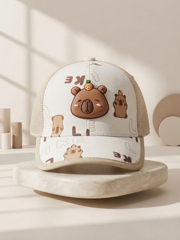 Cdeck Kids Cotton Cap for Boys & Girls | Soft, Lightweight & Comfortable Summer Wear | 3-5  Years