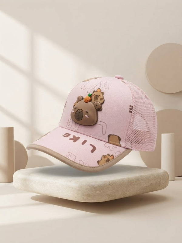Cdeck Kids Cotton Cap for Boys & Girls | Soft, Lightweight & Comfortable Summer Wear | 3-5 Years
