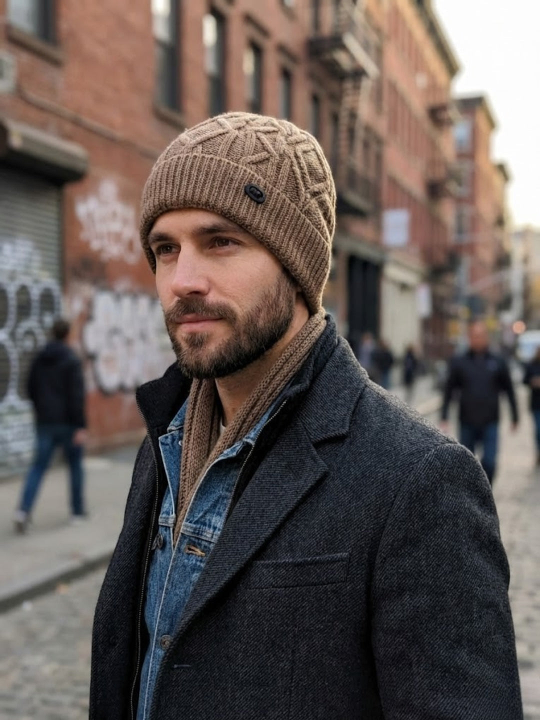 Cdeck Men's Woolen Winter Cap | Soft, Warm, Comfortable & Stylish Winter Wear