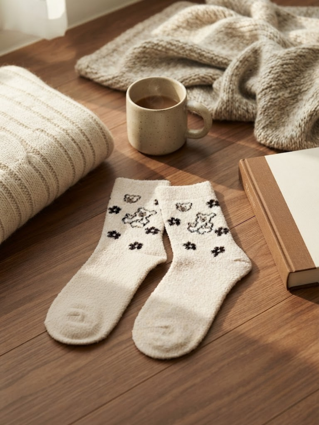 Cdeck Women’s Soft Wool Socks | Warm, Cozy & Cute Printed Winter Socks