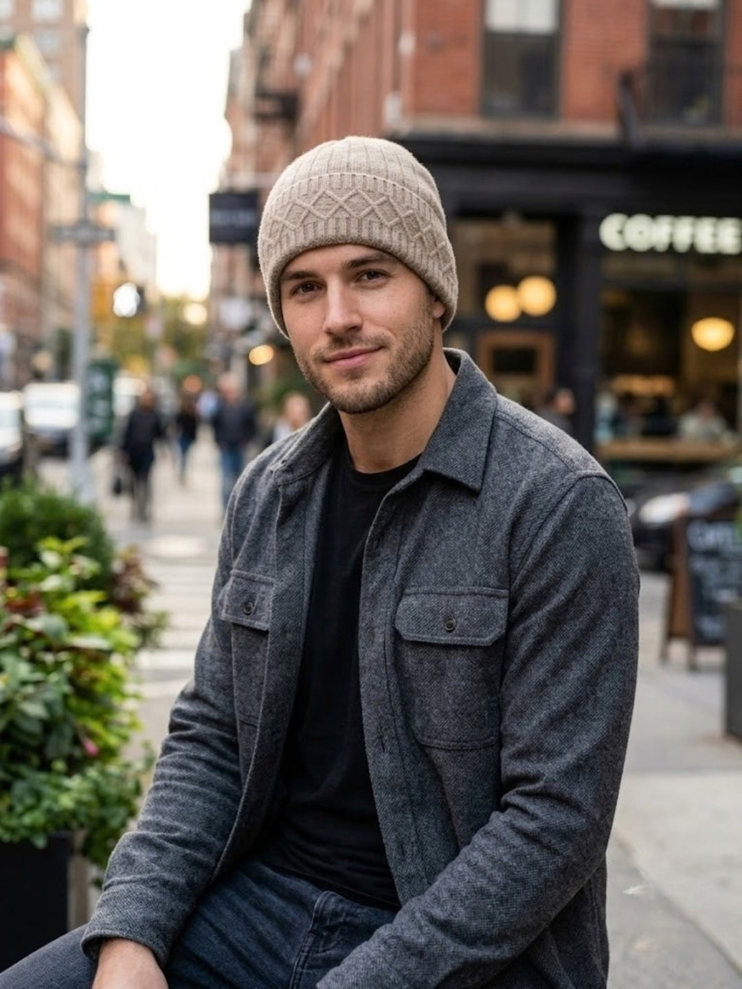 Cdeck Men’s Woolen Winter Cap | Soft, Warm & Comfortable Cap for Everyday Wear | Free Size |  Brown