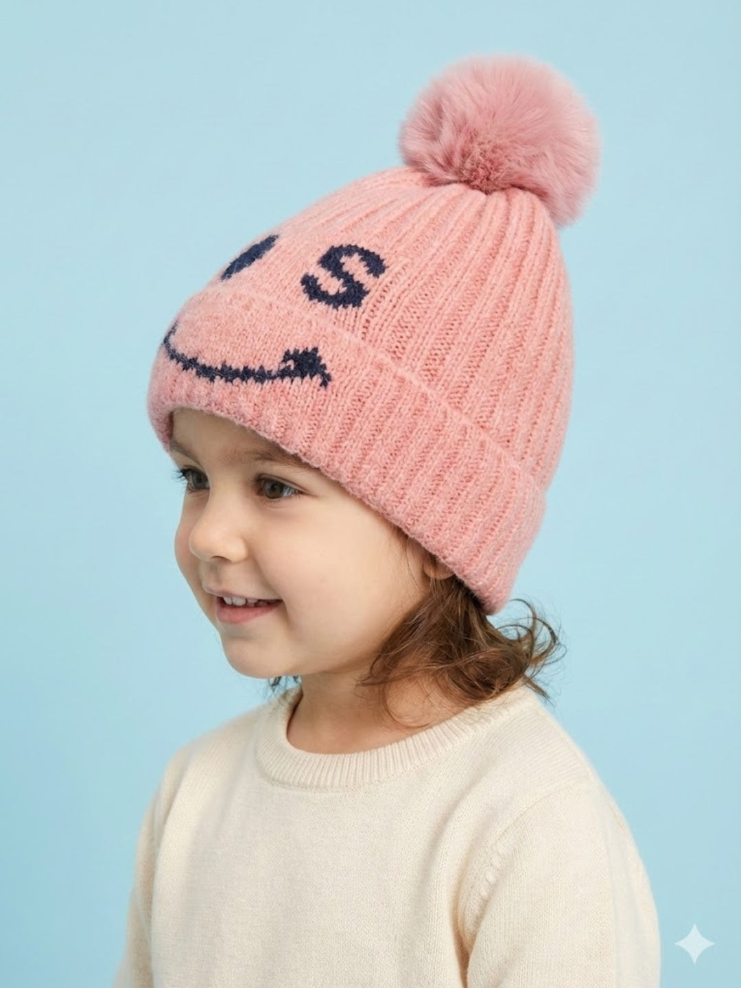 Cdeck Kids Woolen Cap for Boys & Girls | Warm, Comfortable & Stylish Winter Wear | 2–4 Years