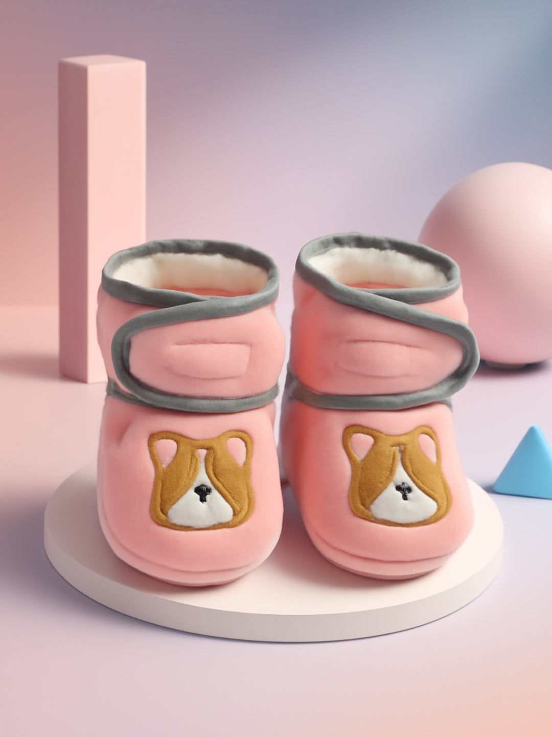 Cdeck Winter Booties for Boys & Girls | Soft, Warm & Comfortable Baby Footwear | 0–12 Months