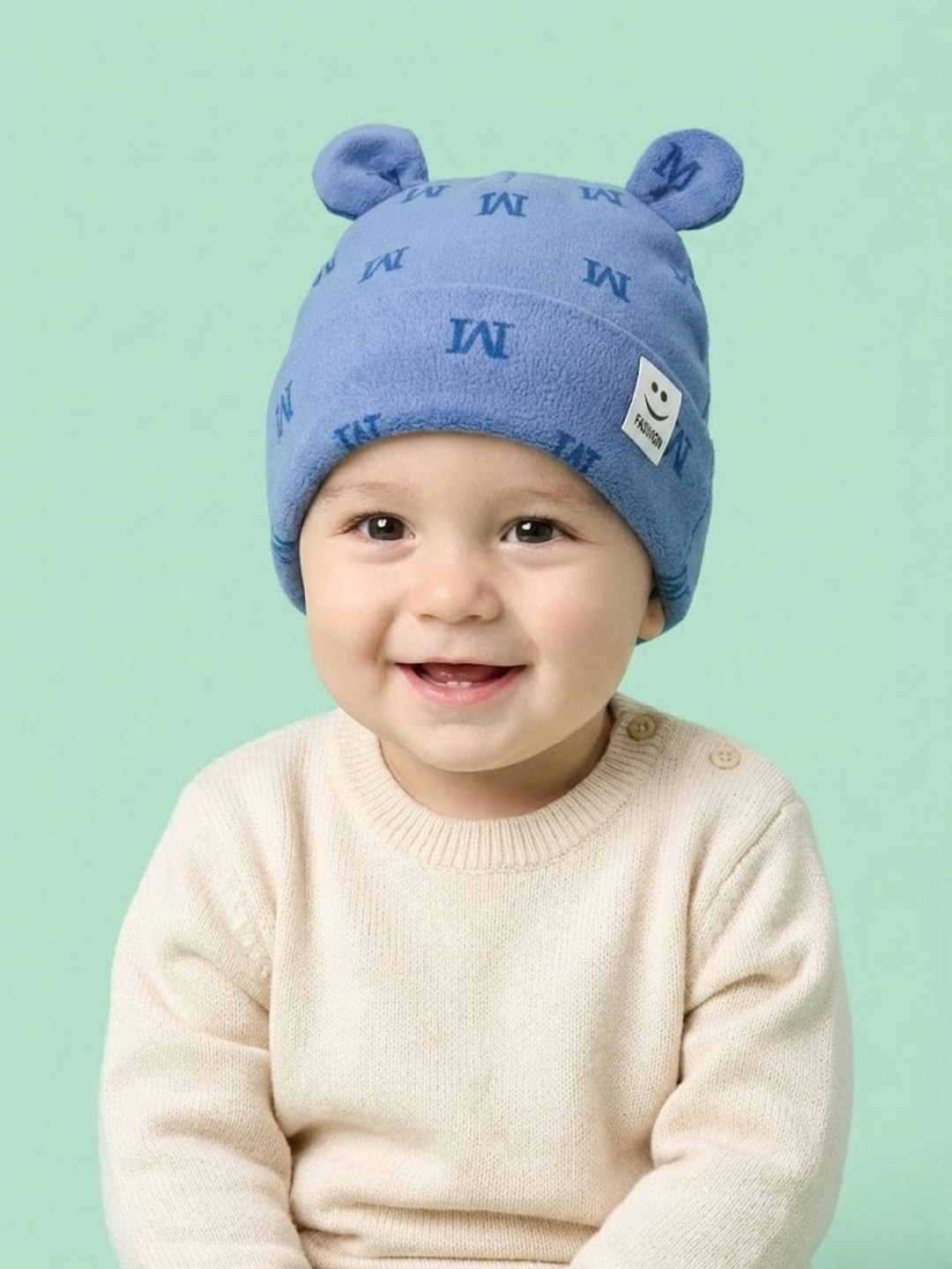 Cdeck Kids Woolen Cap for Boys & Girls | Soft, Warm & Comfortable Winter Wear | 6–18 Months
