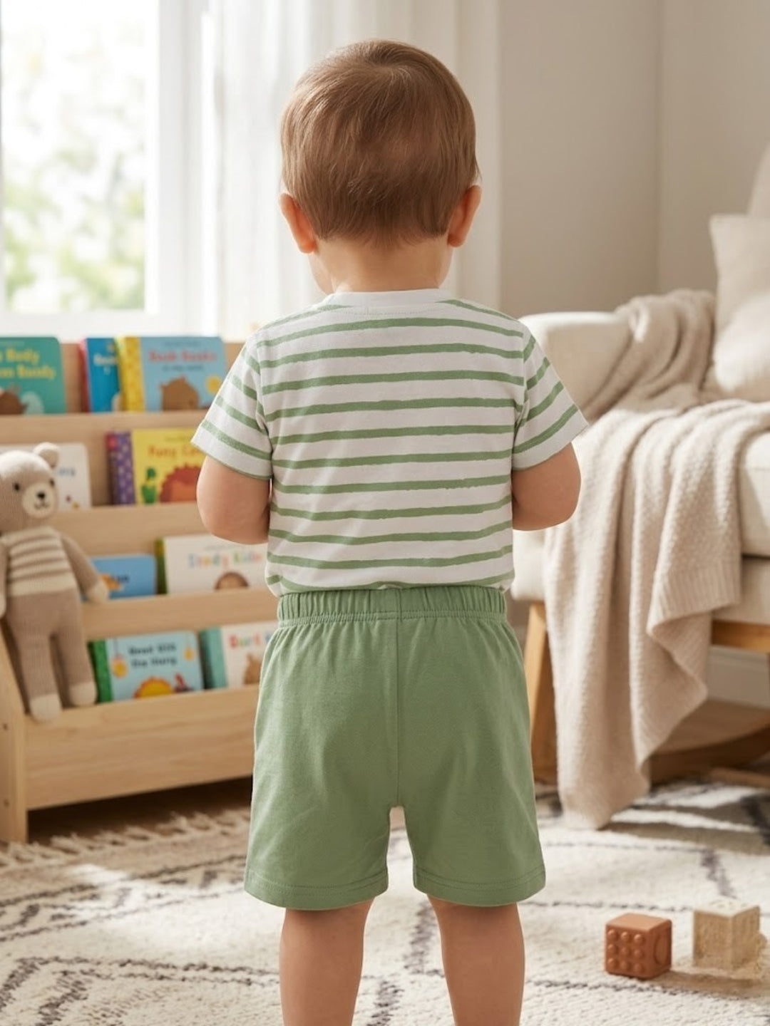 Cdeck Baby Cotton T-Shirt & Shorts Set | Half Sleeve, Soft & Comfortable Baby Wear
