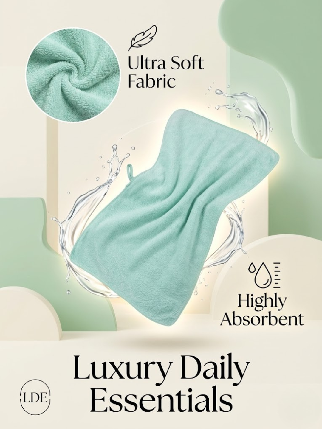 Cdeck Premium Cotton Hand Towel | Soft, Absorbent & Comfortable Everyday Use