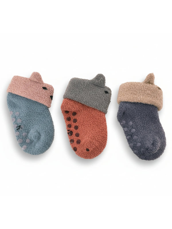 Cdeck Rabbit Wool Winter Socks for Kids | Soft, Warm & Anti-Slip | 0-4 Years