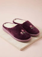 Cdeck Women’s Fuzzy Winter Slippers | Soft Plush  Slippers for Comfort & Warmth | Free Size | Maroon