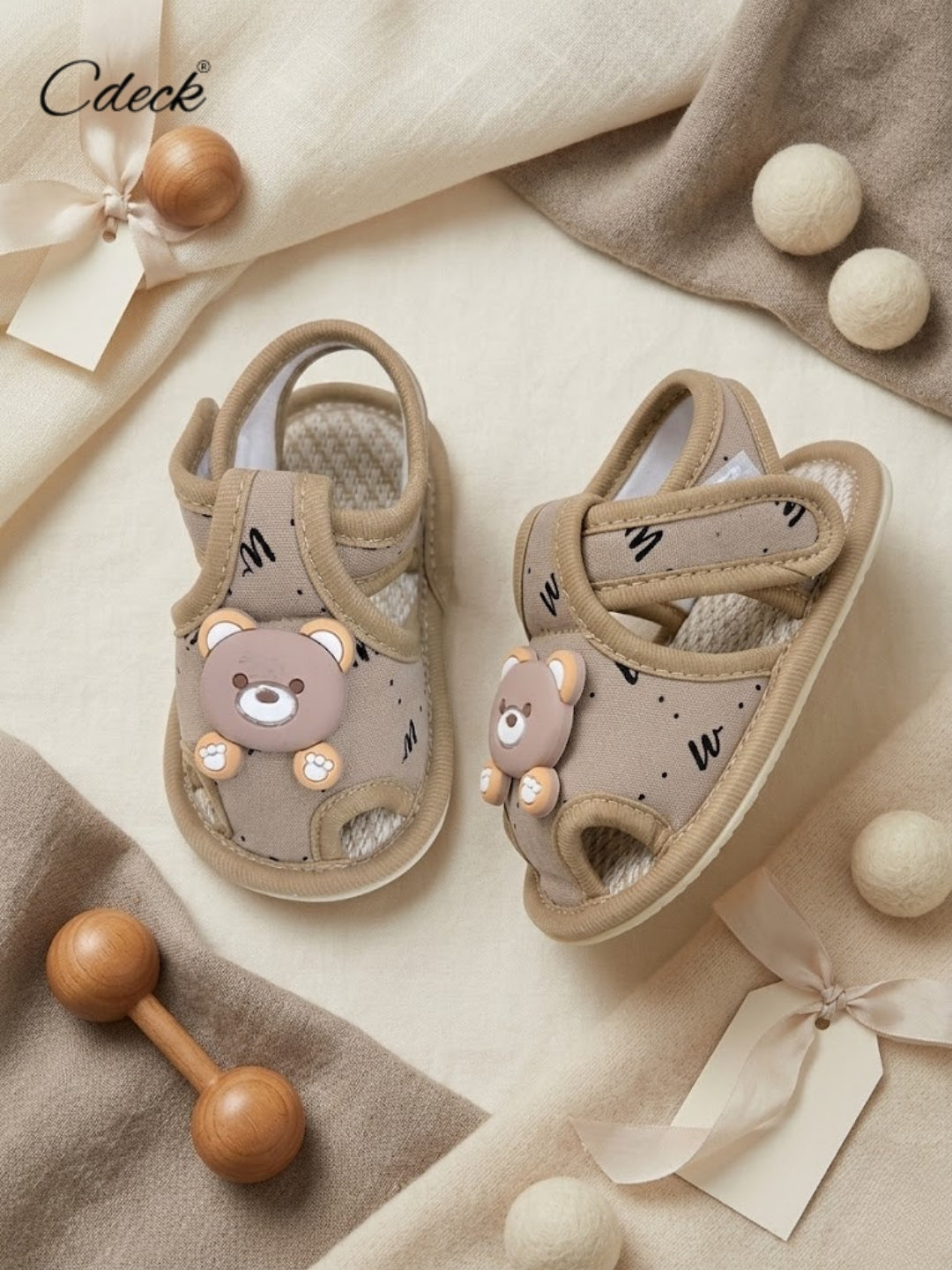 Cdeck Baby Sandals for Girls & Boys | Soft, Lightweight & Comfortable  3-18 months