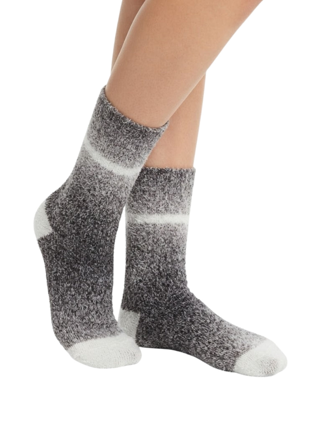 Cdeck Unisex Premium Fuzzy Socks – Soft Warm Cozy Winter Socks for Men & Women | Free Size | Grey