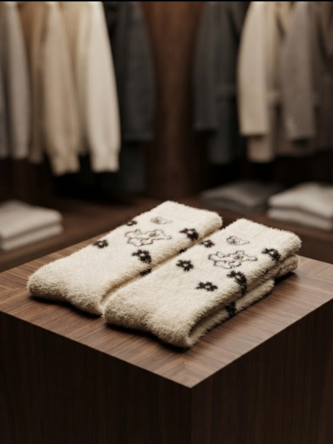 Cdeck Women’s Soft Wool Socks | Warm, Cozy & Cute Printed Winter Socks