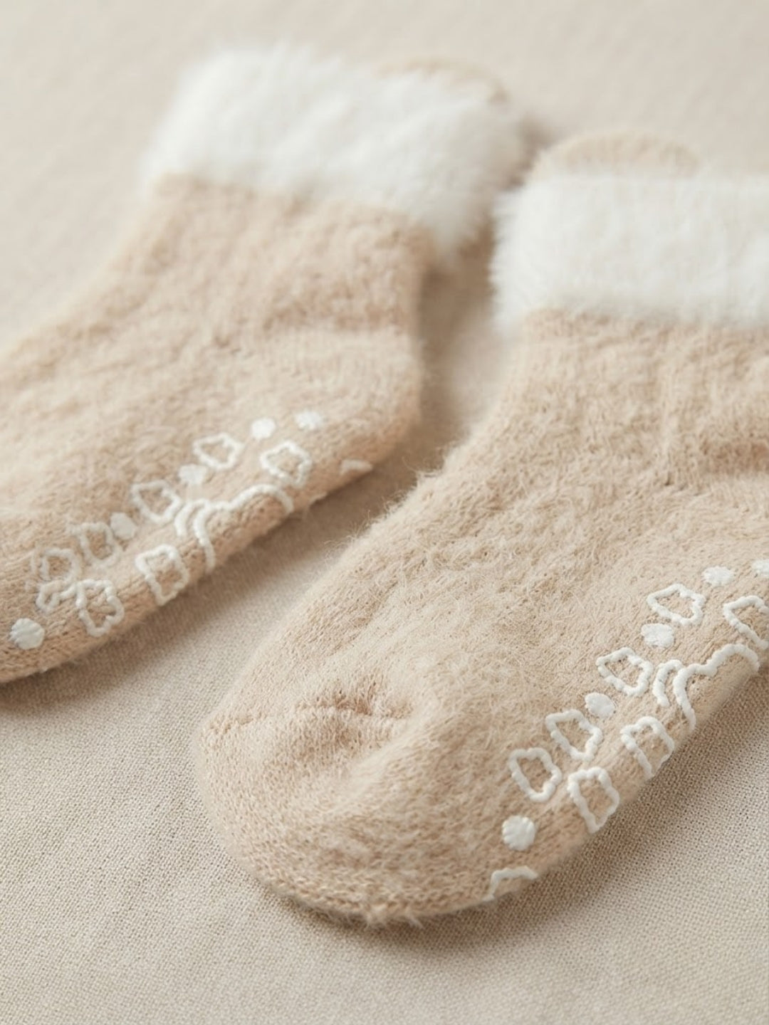 Cdeck Kids Winter Woolen Socks | Rabbit Hair Wool Soft Warm Stretchable Socks for Boys & Girls | 0–4 Years | Pack of 3 | Multicolor