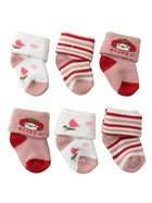 Cdeck Newborn Baby Towel Cotton Soft Stretch Socks | Soft, Comfortable & Absorbent | 0–12 Months