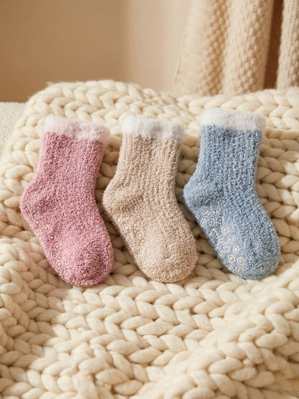 Cdeck Baby Woolen Socks for Boys & Girls | Soft, Warm & Comfortable Winter Socks | 0–3 Years