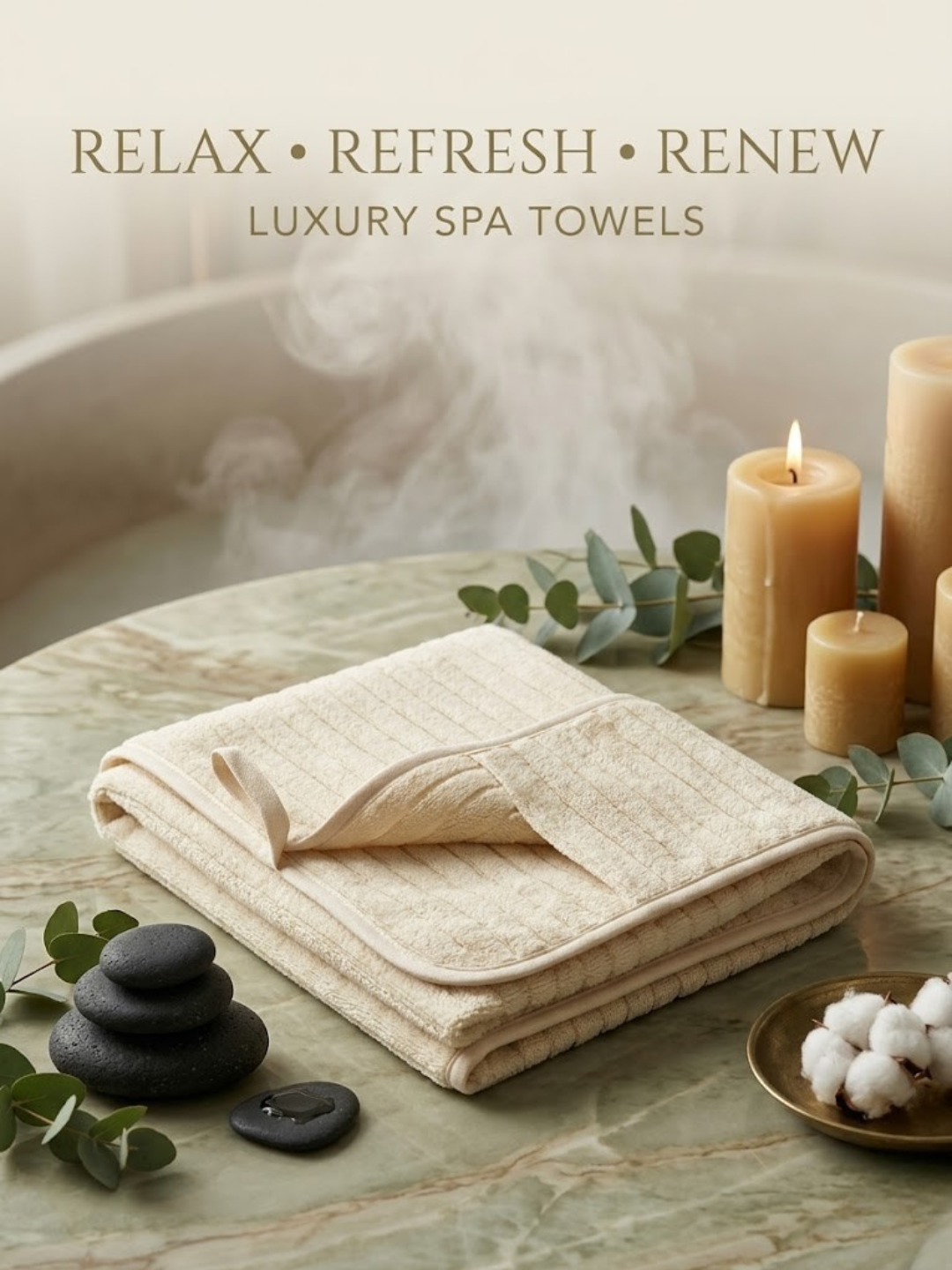 Cdeck Premium Cotton Hand Towel | Soft, Absorbent & Comfortable Everyday Use