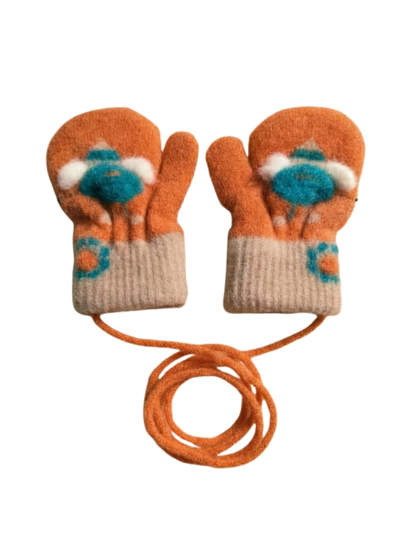Cdeck Baby Woolen Winter Gloves for Boys & Girls | Soft, Warm & Comfortable | 0–12 Months
