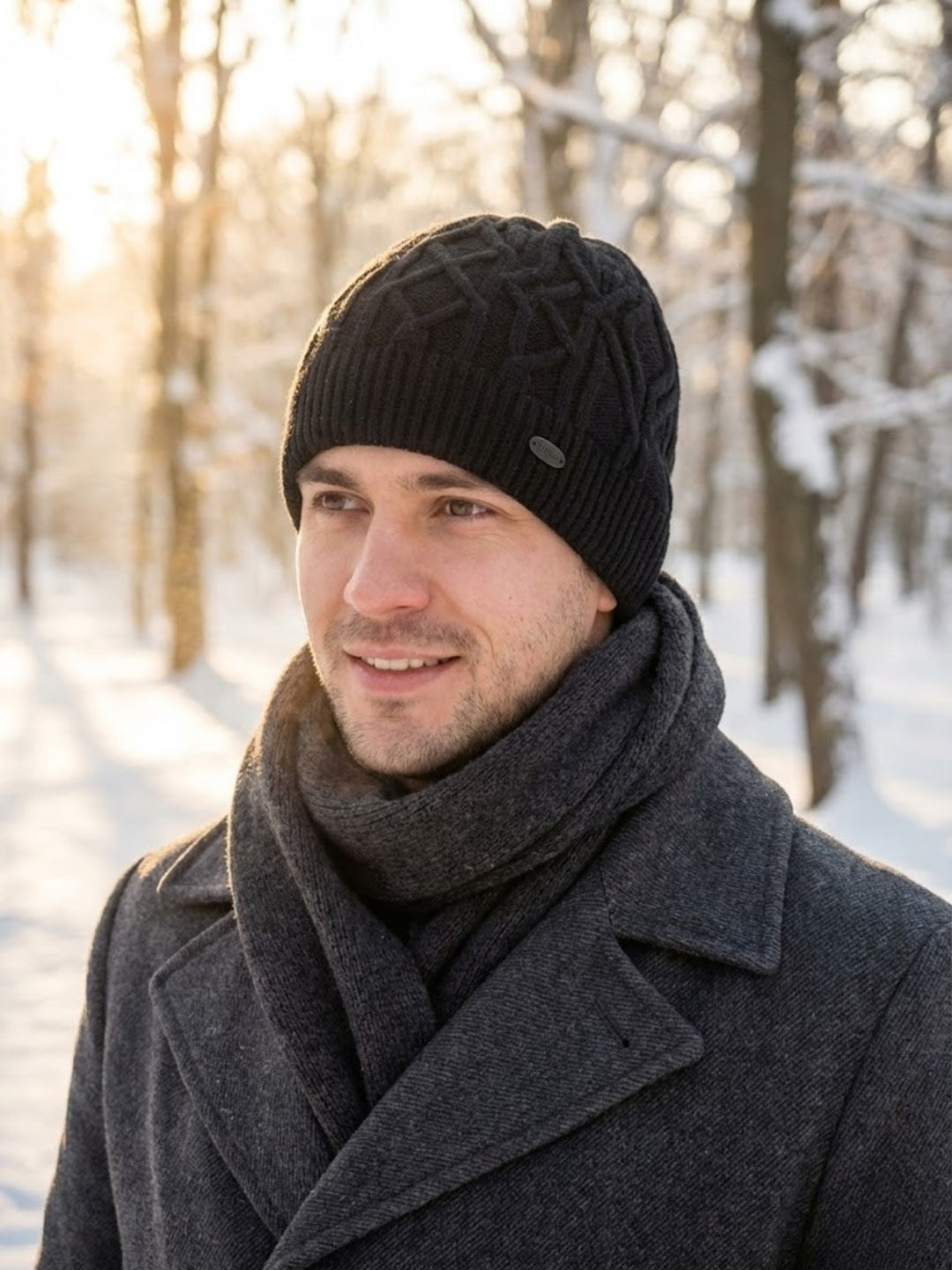 Cdeck Men's Woolen Winter Cap | Soft, Warm, Comfortable & Stylish Winter Wear