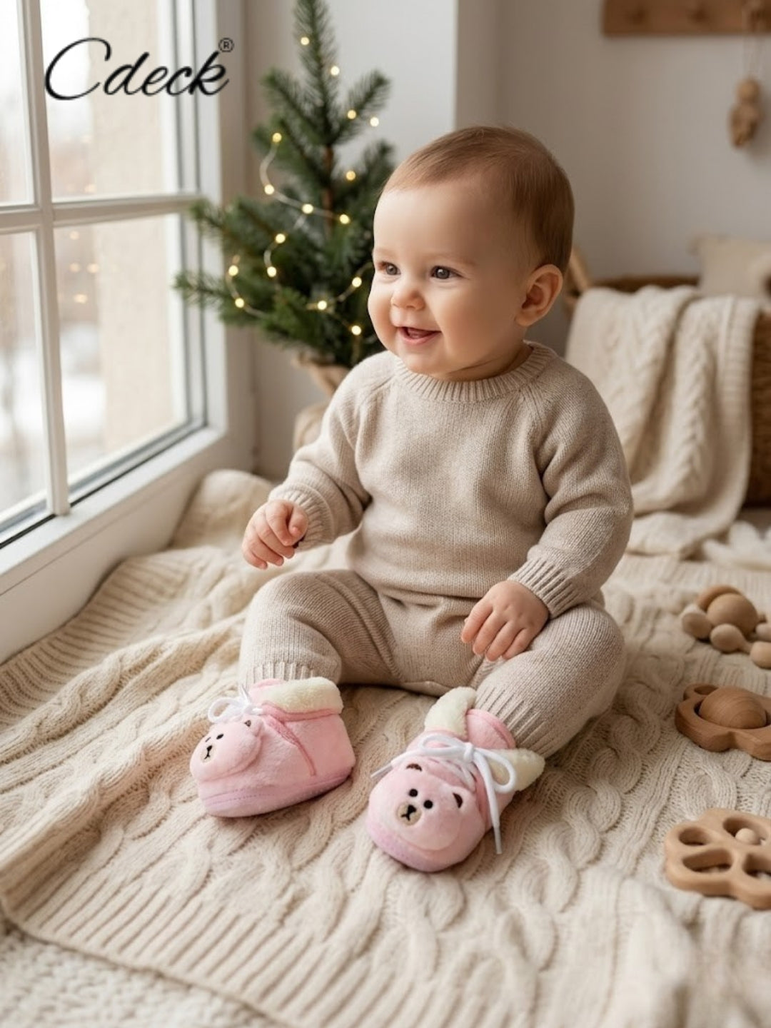 Cdeck Warm Winter Booties for Kids | Soft & Comfortable | 3–18 Months