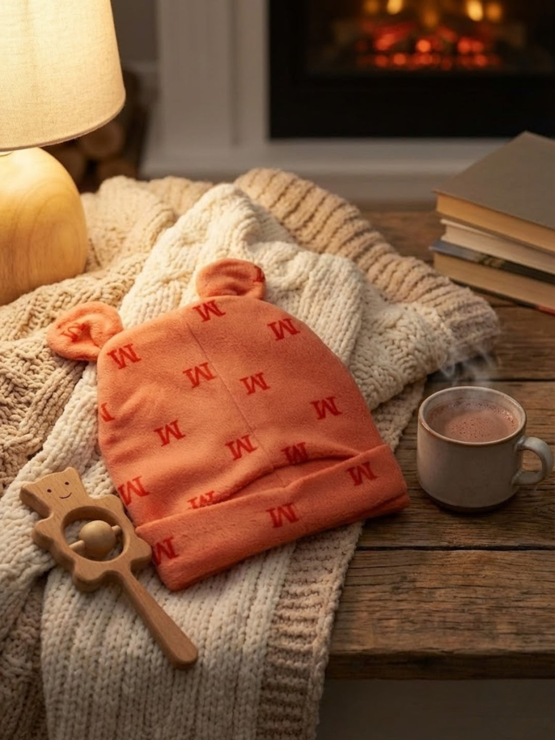 Cdeck Kids Woolen Cap for Boys & Girls | Soft, Warm & Comfortable Winter Wear | 6–18 Months