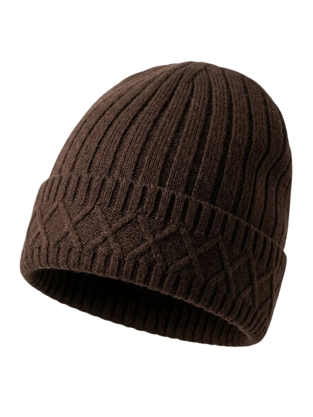 Cdeck Men’s Woolen Winter Cap | Soft, Warm & Comfortable Cap for Everyday Wear | Free Size | Brown