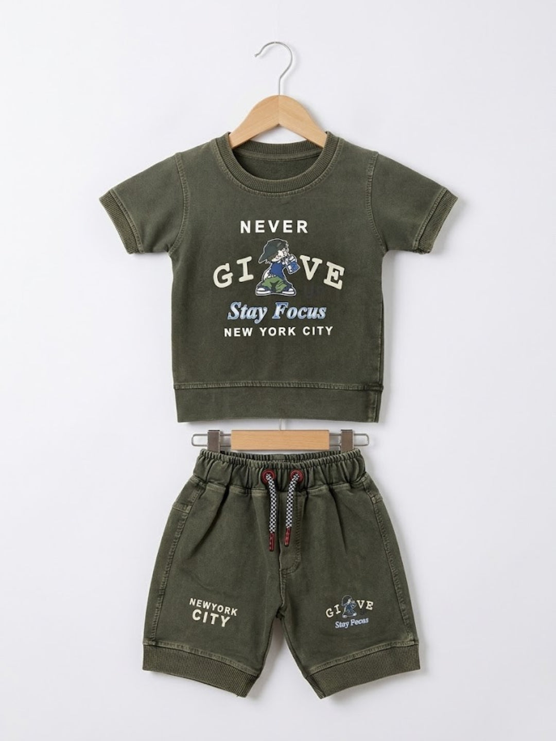Cdeck Baby Cotton T-Shirt & Shorts Set | Half Sleeve, Soft & Comfortable Baby Wear