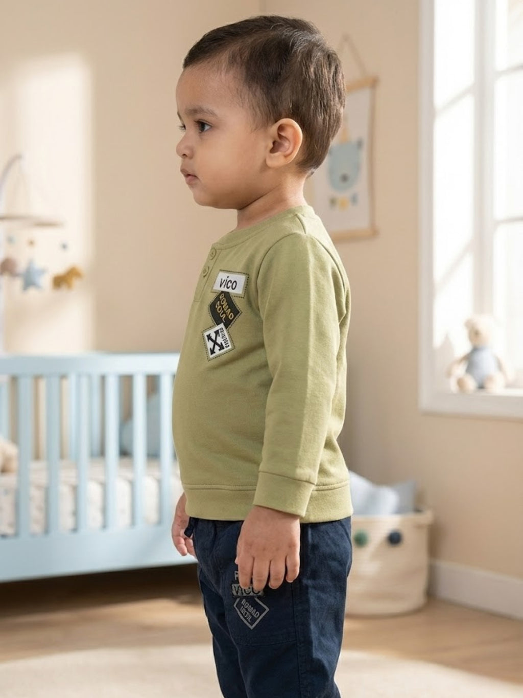 Cdeck Baby Full Sleeve T-Shirt & Pants Set