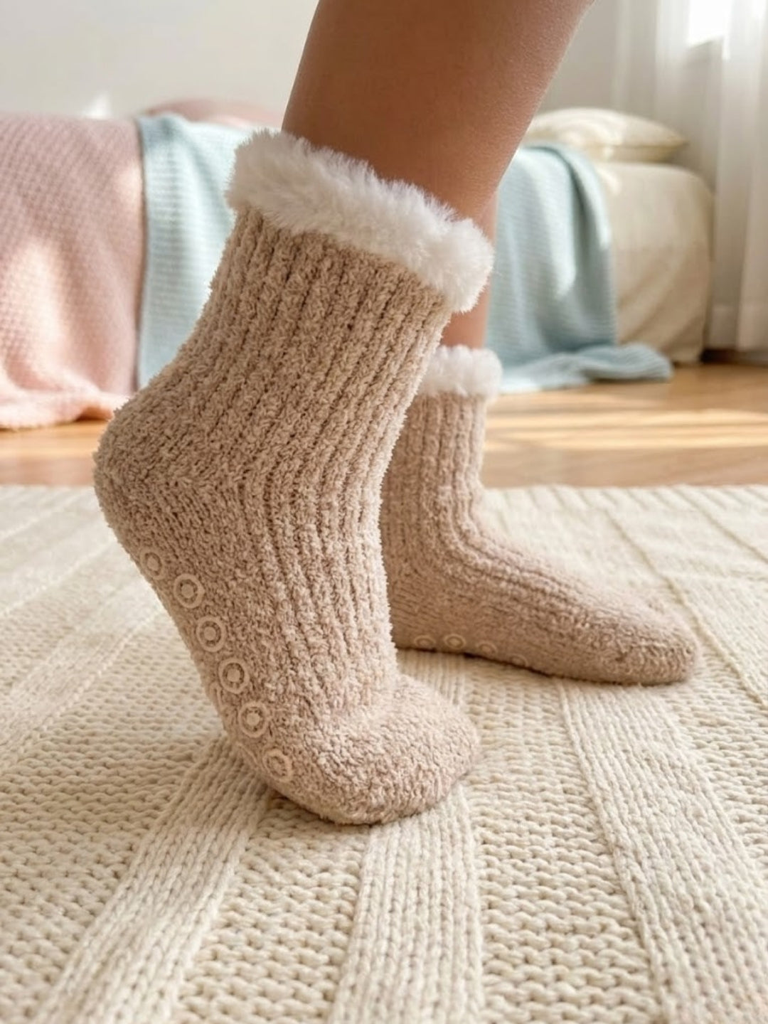 Cdeck Baby Woolen Socks for Boys & Girls | Soft, Warm & Comfortable Winter Socks | 0–3 Years