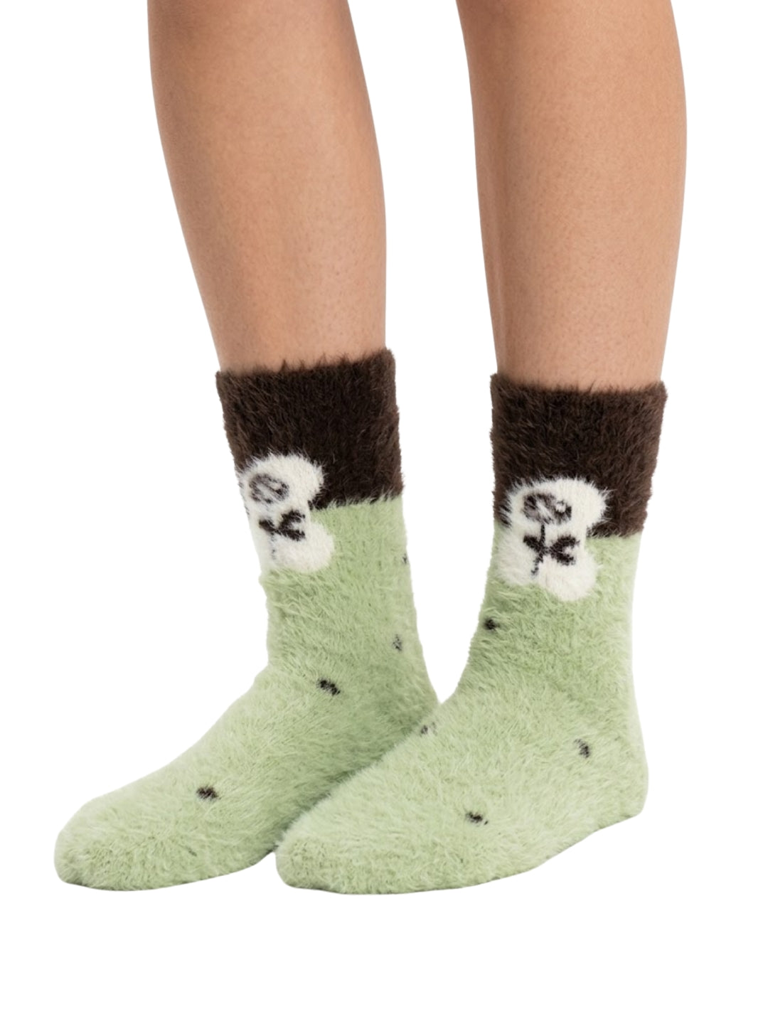 Cdeck Women’s Soft & Warm Woolen Fuzzy Socks | Cozy Thick Winter Socks for Women | Green