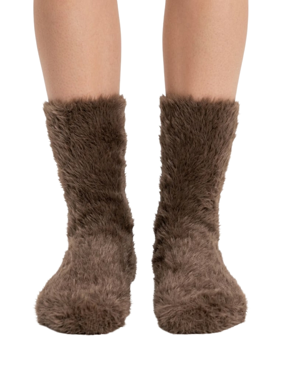 Cdeck Women’s Soft & Warm Woolen Fuzzy Socks | Cozy Thick Winter Socks for Women | Brown