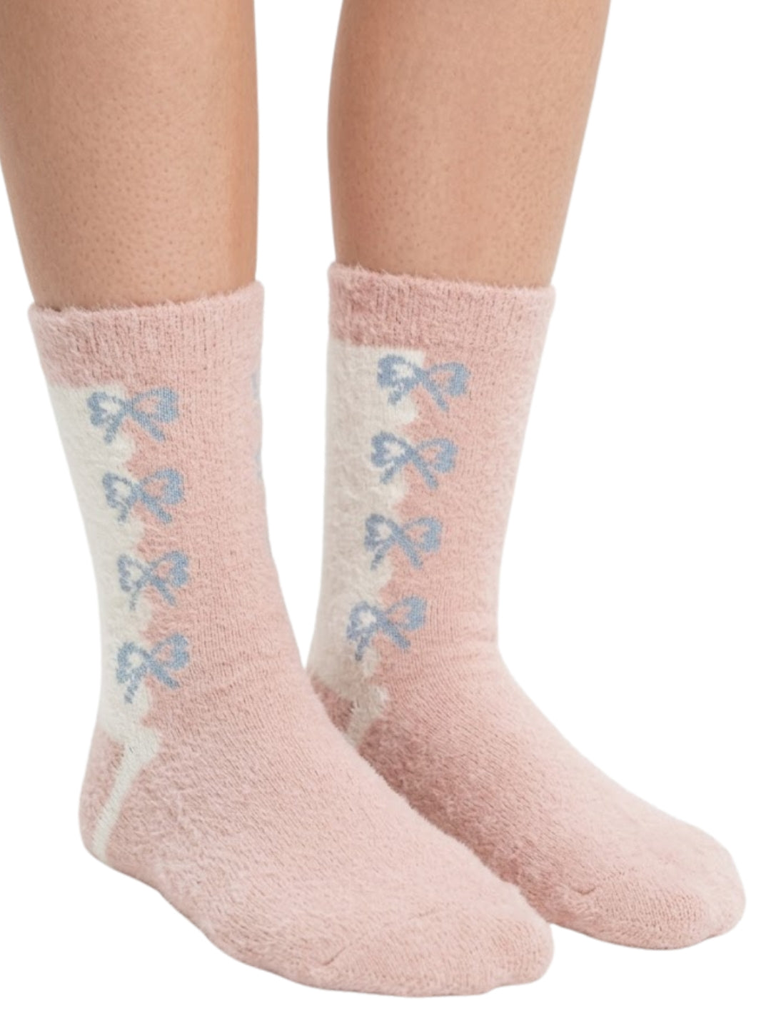 Cdeck Women’s Winter Hair Wool Socks | Warm & Comfortable | Free Size | Pink