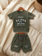 Cdeck Baby Cotton T-Shirt & Shorts Set | Half Sleeve, Soft & Comfortable Baby Wear