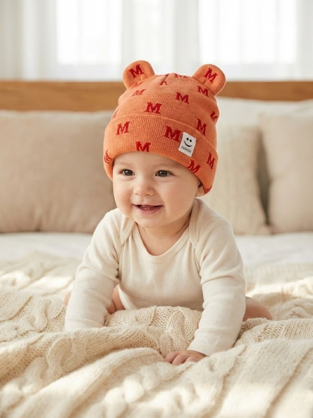 Cdeck Kids Woolen Cap for Boys & Girls | Soft, Warm & Comfortable Winter Wear | 6–18 Months