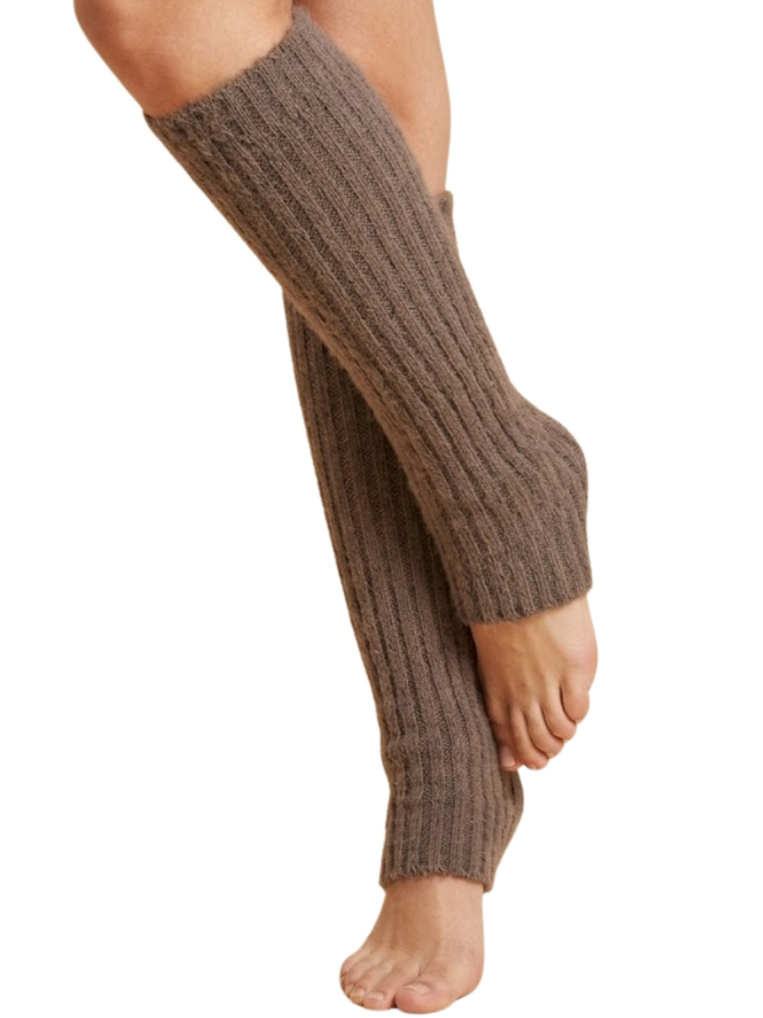Cdeck Women’s Woolen Leg Warmers for Winter | Soft, Warm & Comfortable Leg Covers for Everyday Wear | Brown