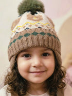 Cdeck Kids Winter Woolen Cap for Boys & Girls | Warm, Soft & Comfortable | 2–4 Years